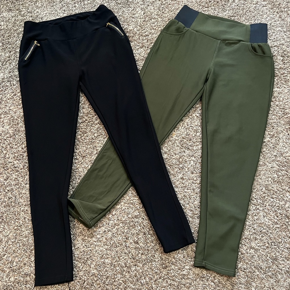 Size XL negro y green poliéster